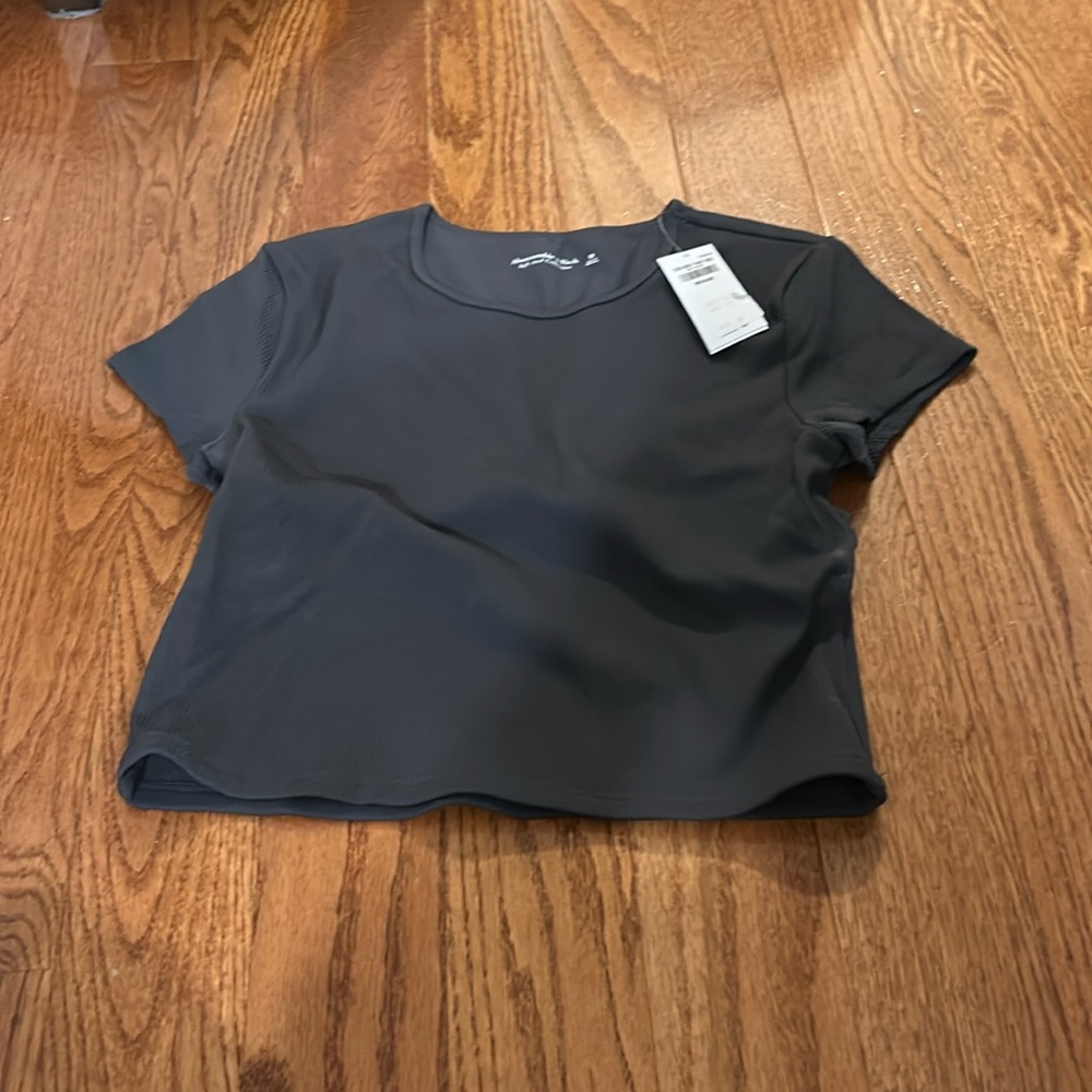 Abercrombie ribbed short sleeve